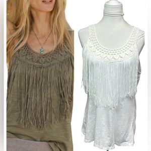 Sundance Fringes Blouse White